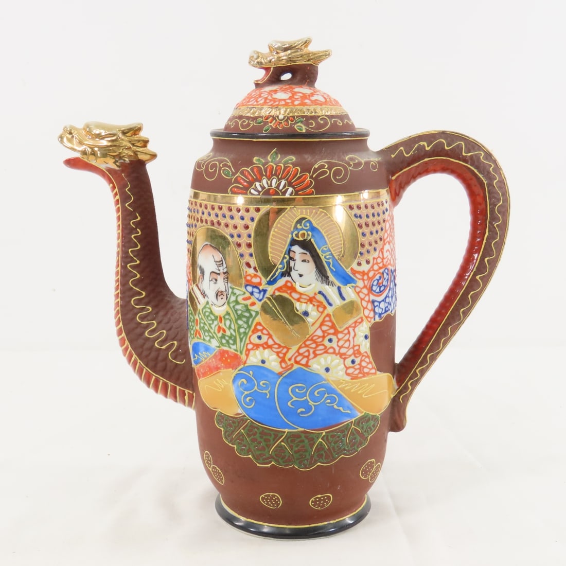 Japanese Satsuma style tea set & more - 2