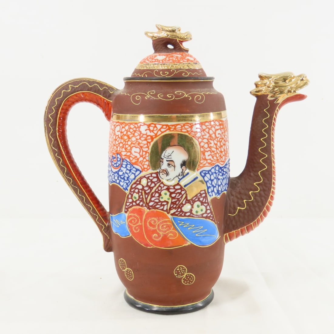 Japanese Satsuma style tea set & more - 4