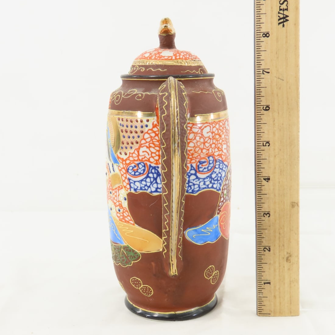 Japanese Satsuma style tea set & more - 5