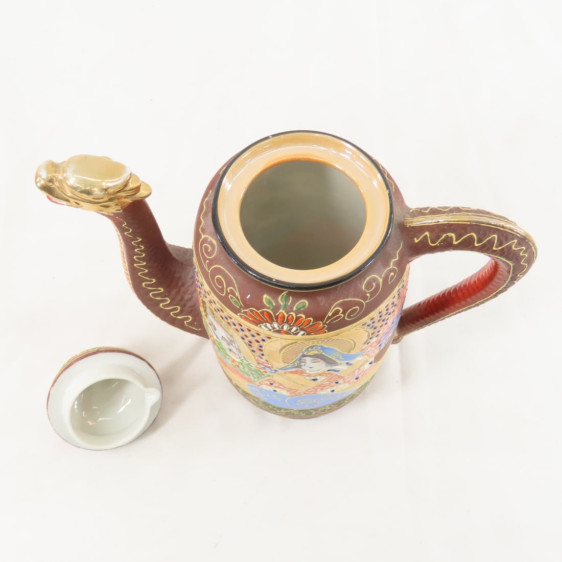 Japanese Satsuma style tea set & more - 6