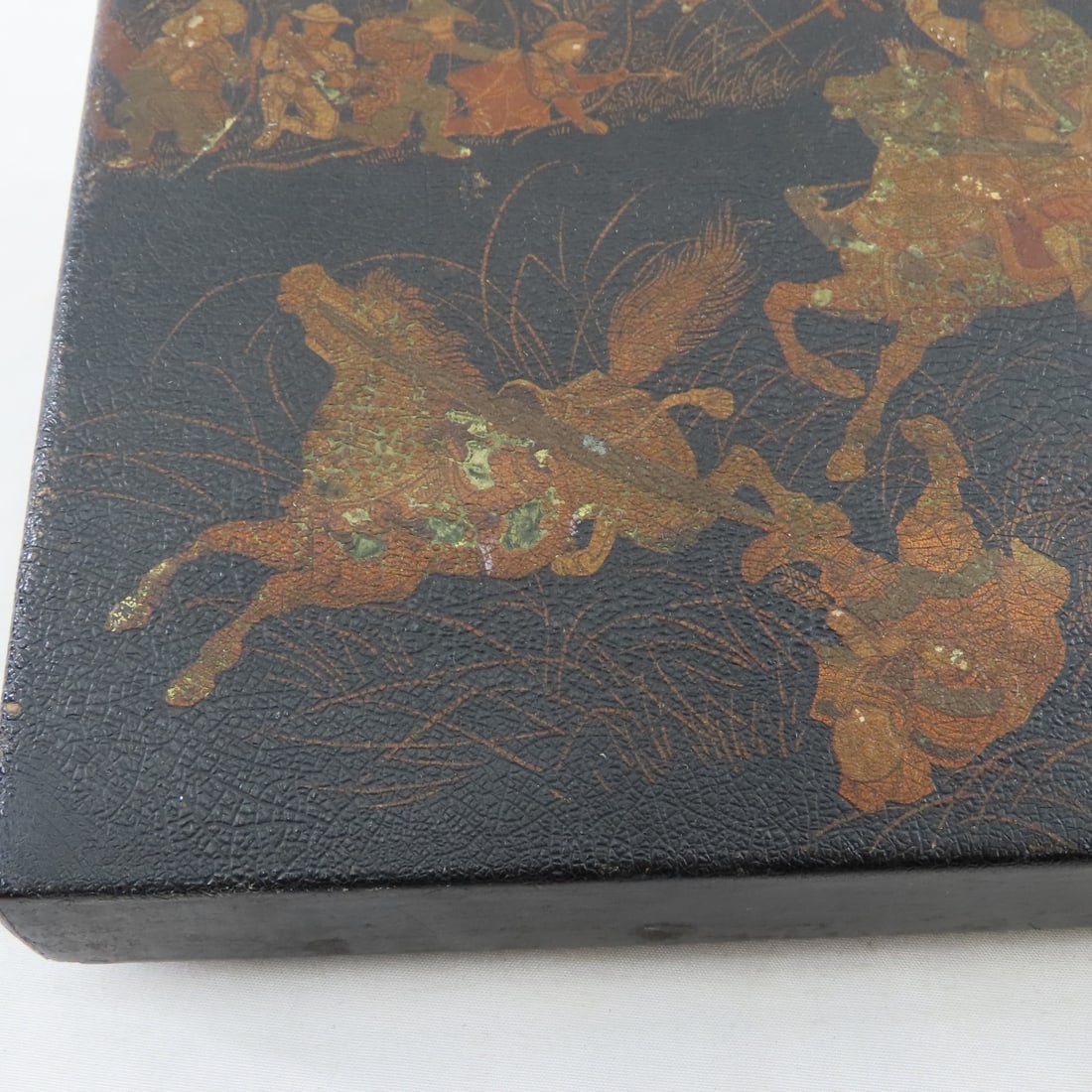 Vintage Japanese painted folding shelf & more - 20