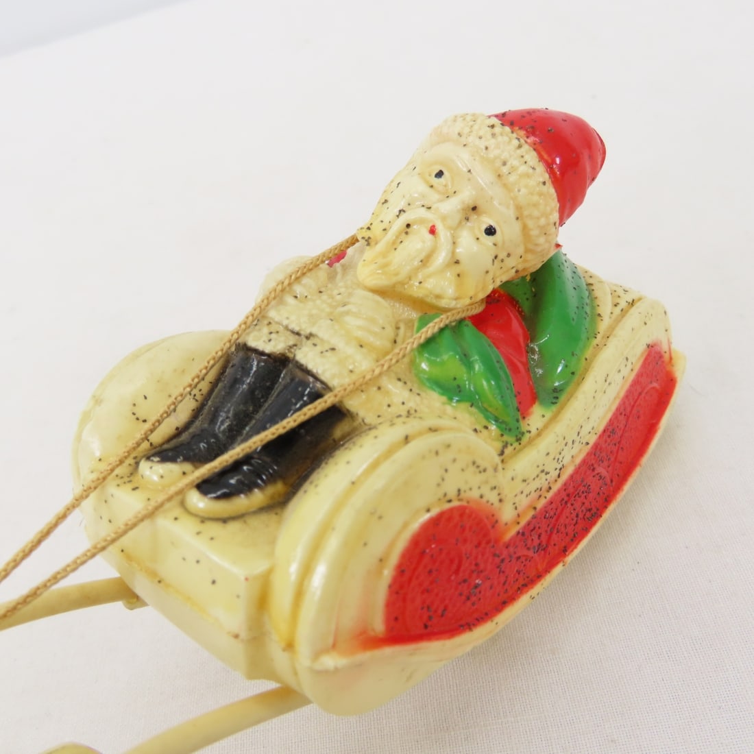 Vintage Steiff Santa, Windup Bell Ringing Santa - 13