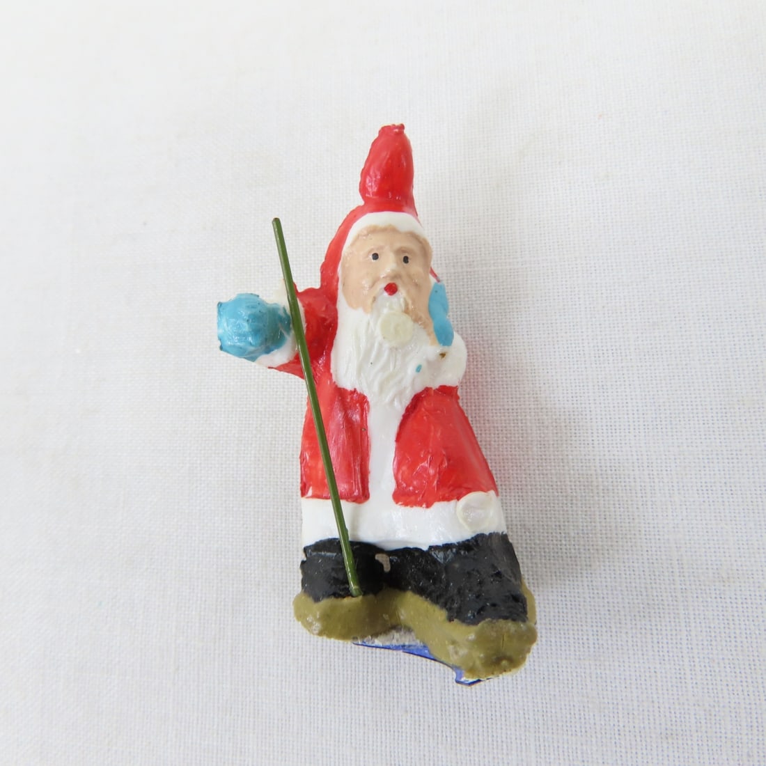 Vintage Santa Ornaments & figures, Chenille, Japan - 17