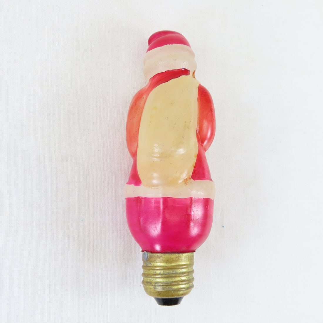 Vintage 4.5" Santa Tungsten Light Bulb, Works - 3