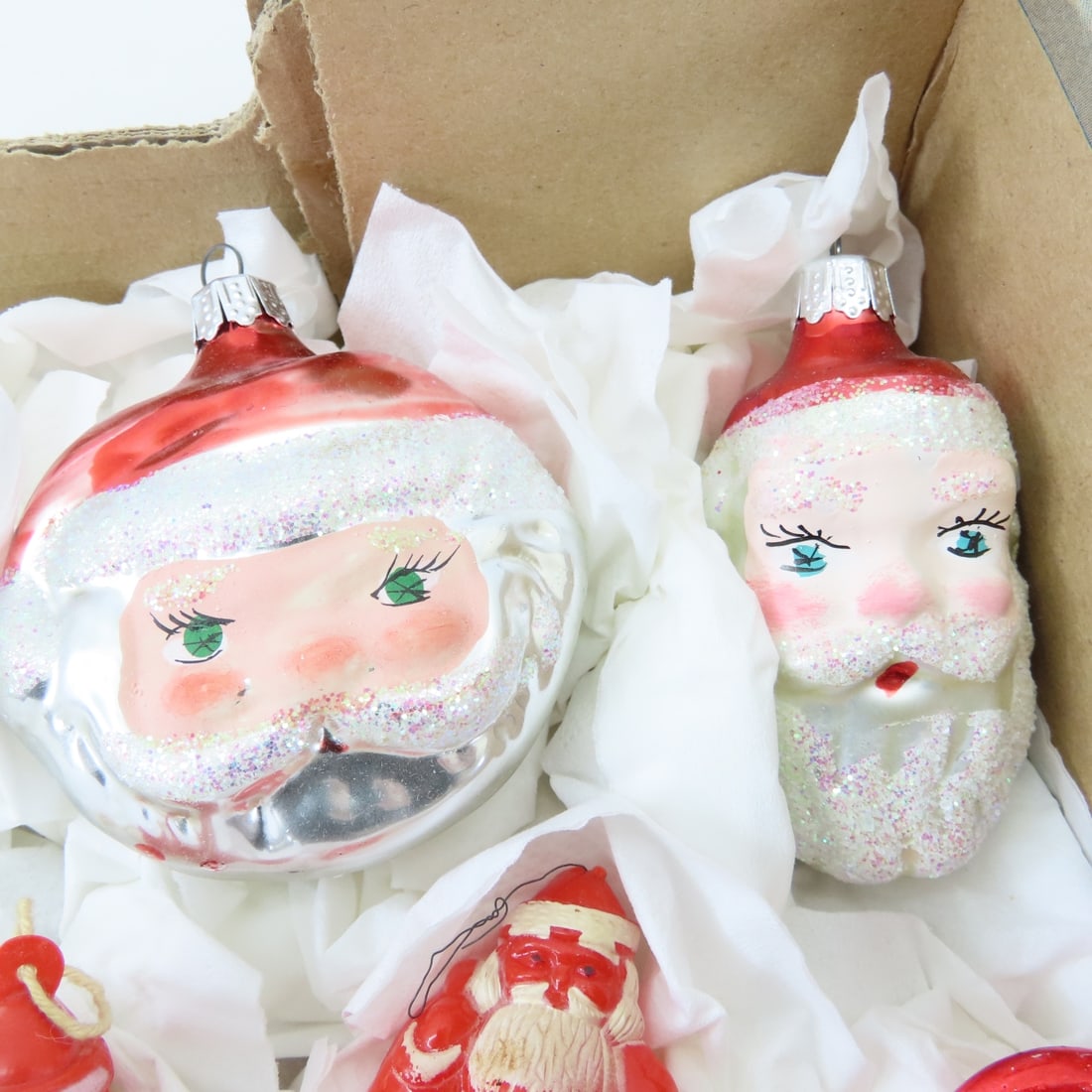 Vintage & Antique Christmas Ornaments & storage - 12