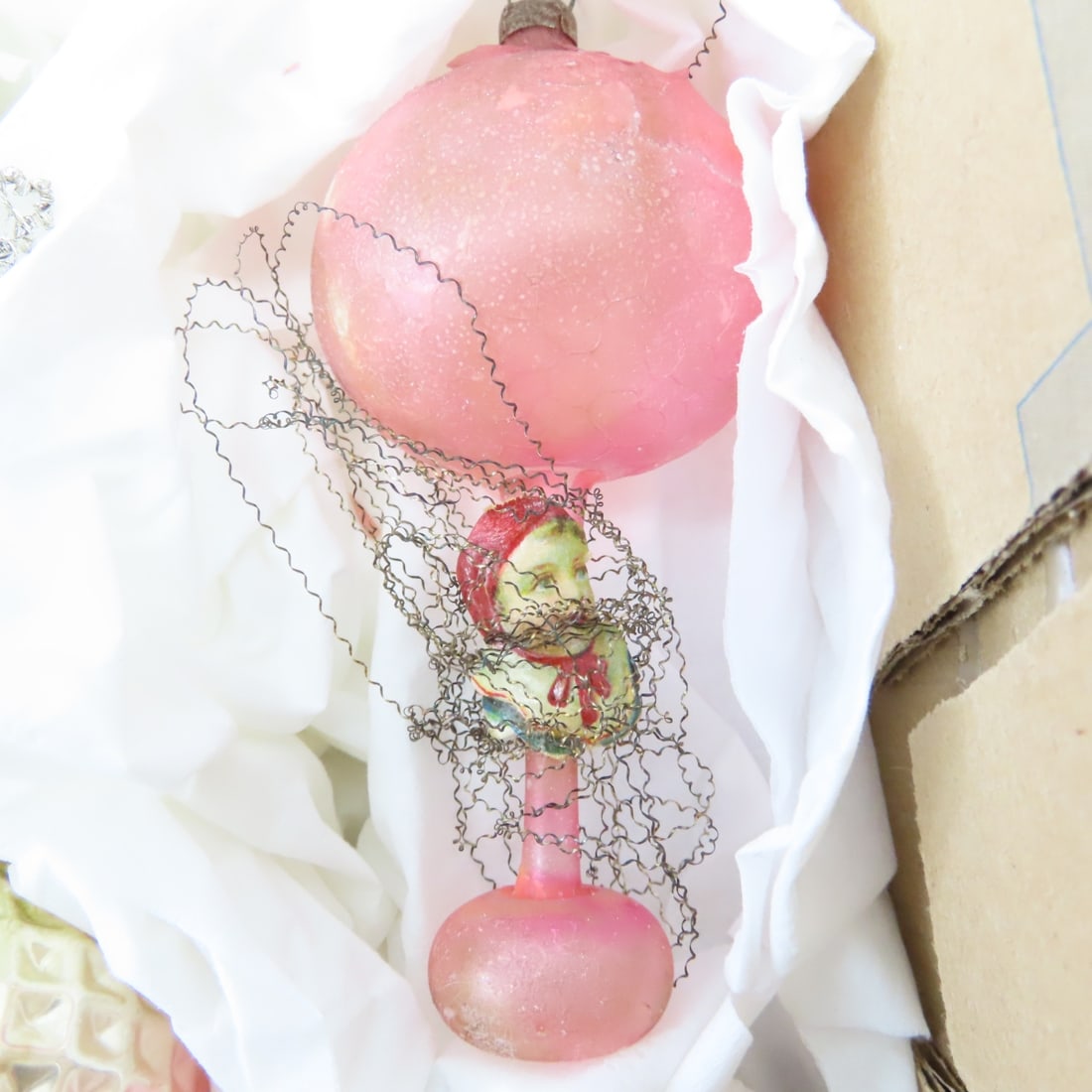 Vintage & Antique Christmas Ornaments & storage - 15