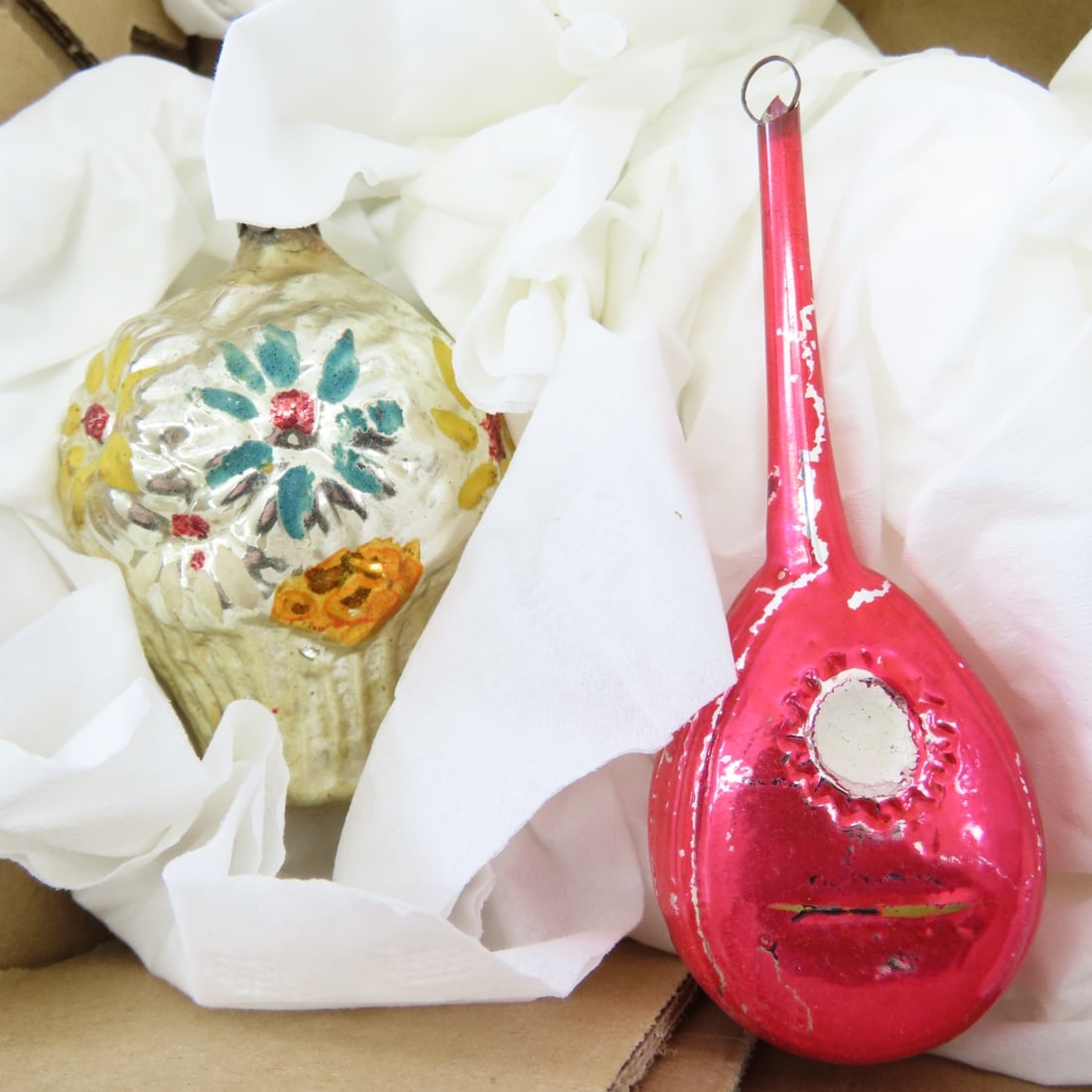 Vintage & Antique Christmas Ornaments & storage - 16