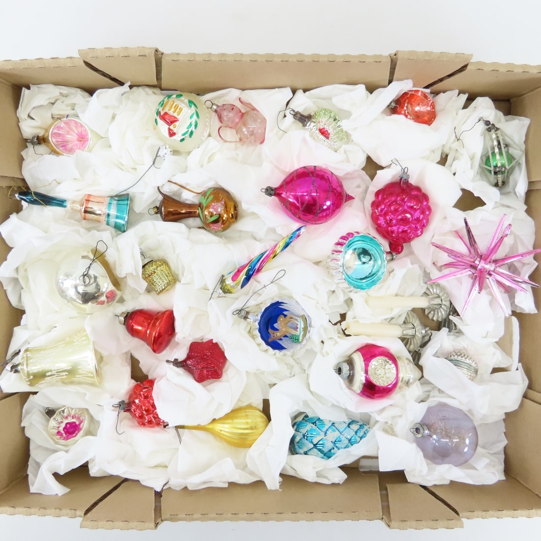 Vintage & Antique Christmas Ornaments & storage - 2