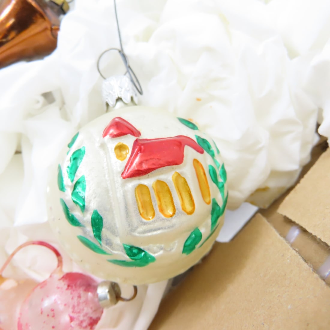 Vintage & Antique Christmas Ornaments & storage - 6