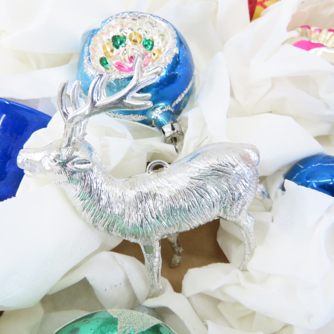 Vintage & Antique Christmas Ornaments & storage - 12