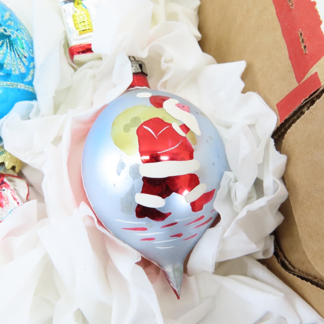 Vintage & Antique Christmas Ornaments & storage - 16