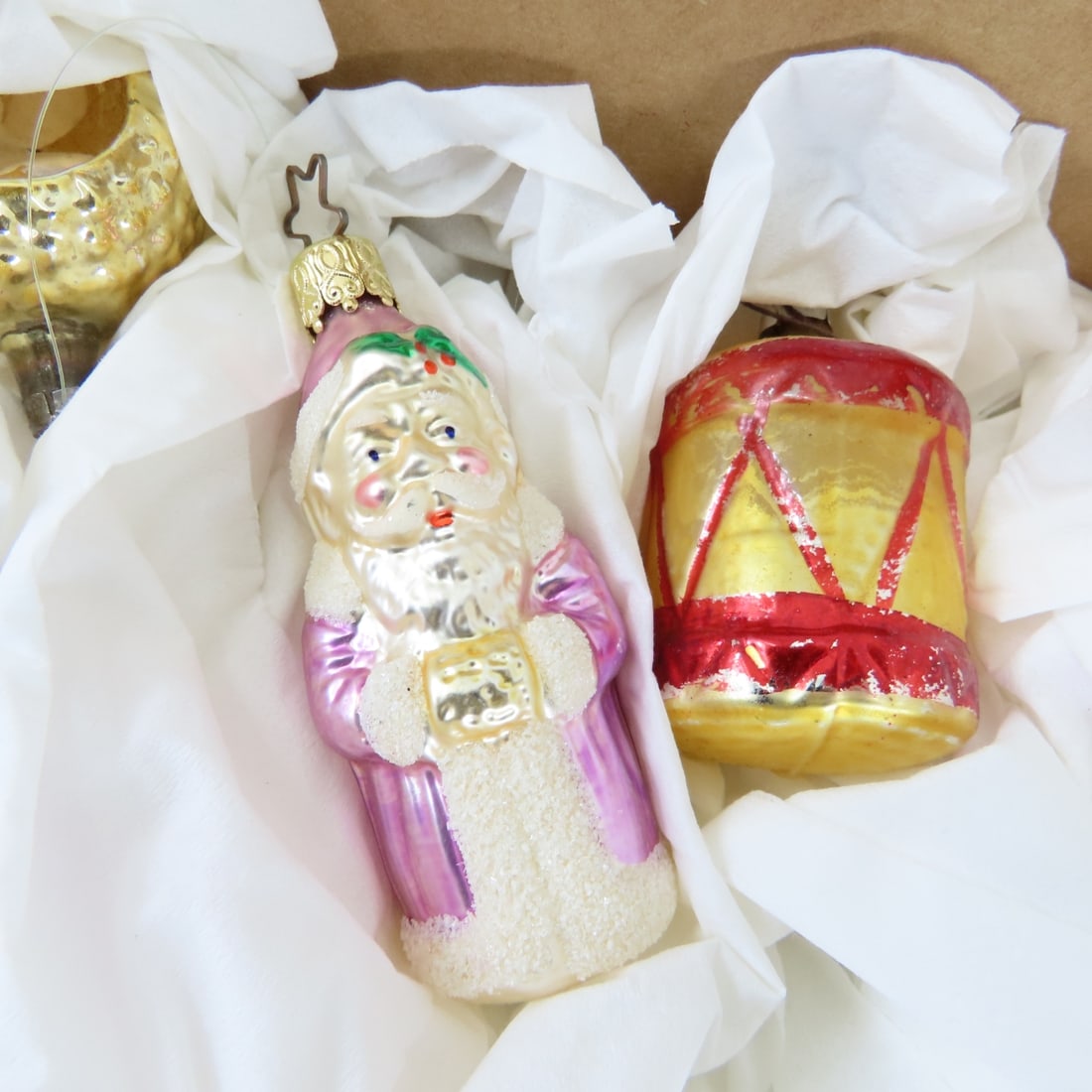 Vintage & Antique Christmas Ornaments & storage - 18