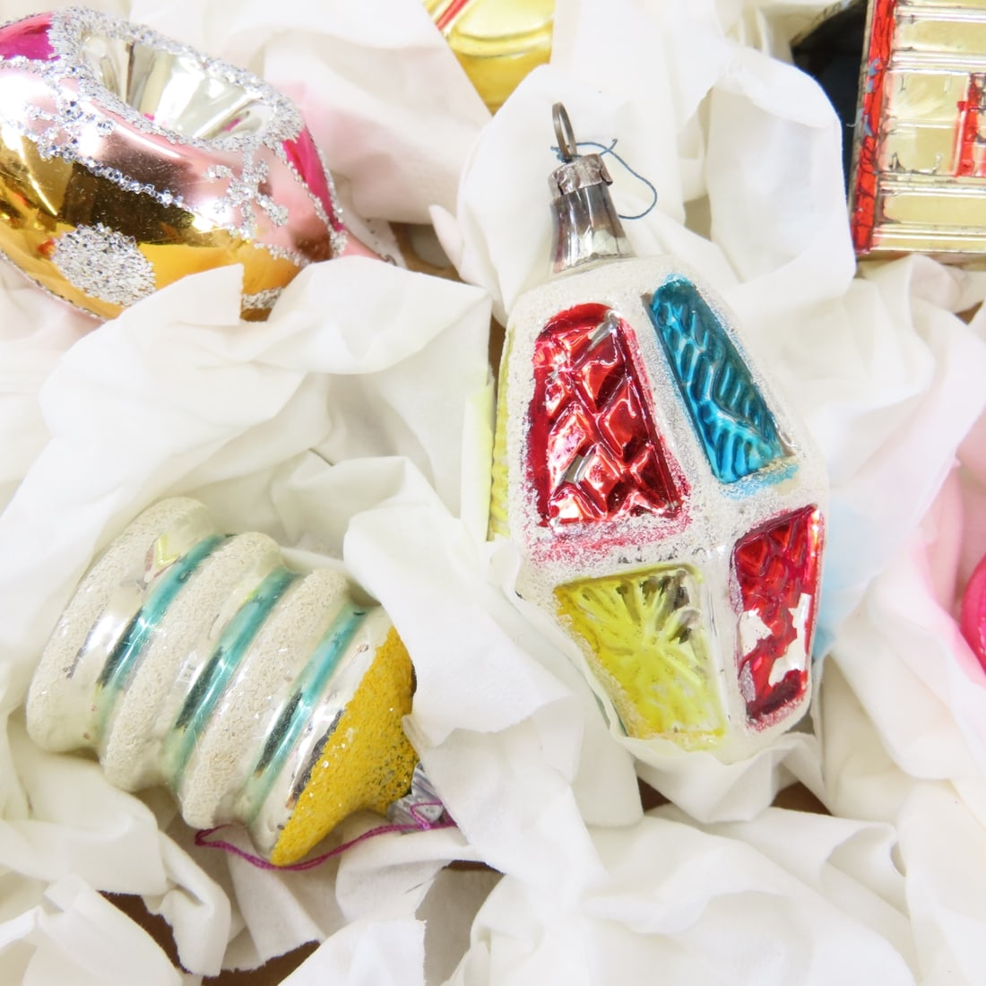 Vintage & Antique Christmas Ornaments & storage - 4