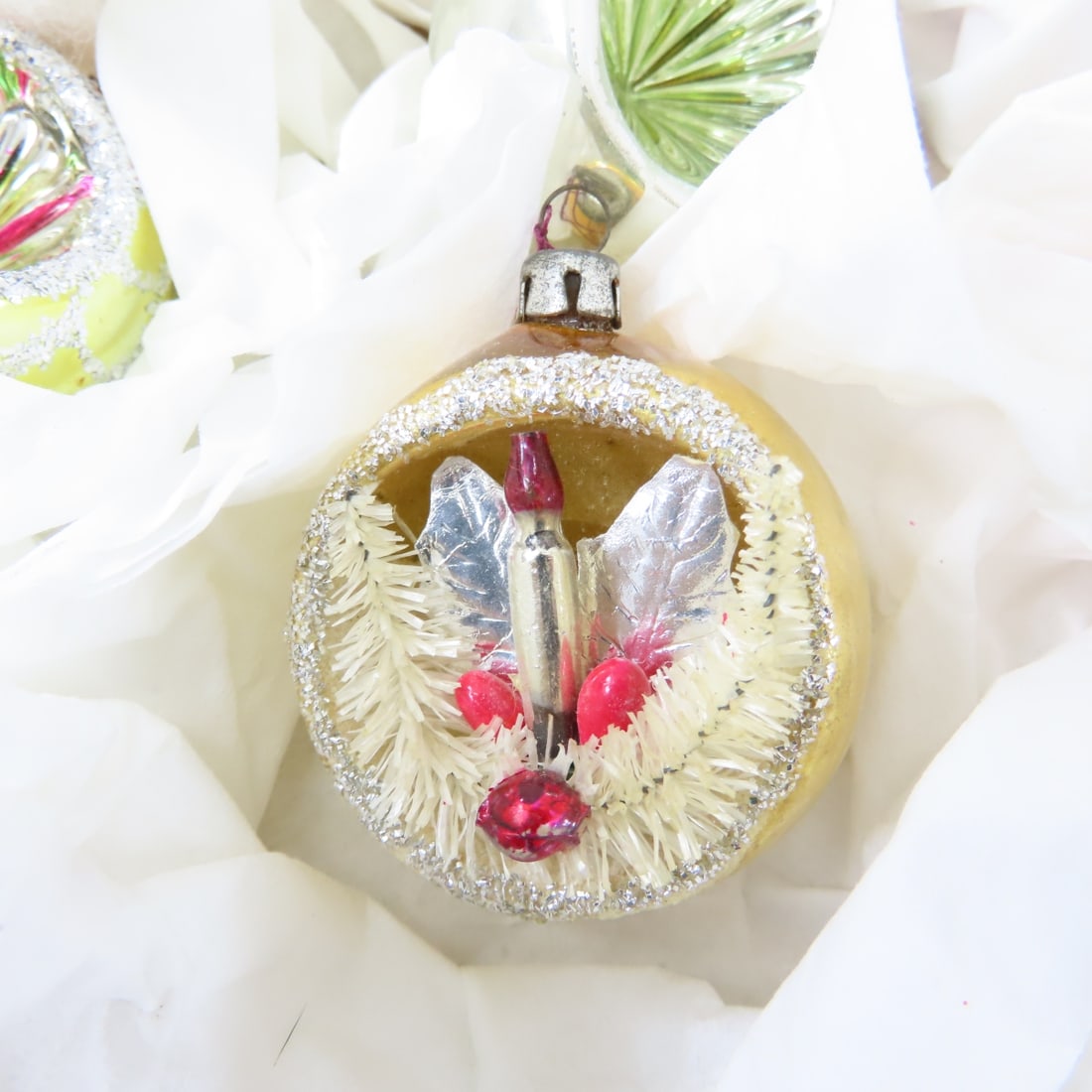 Vintage & Antique Christmas Ornaments & storage - 5