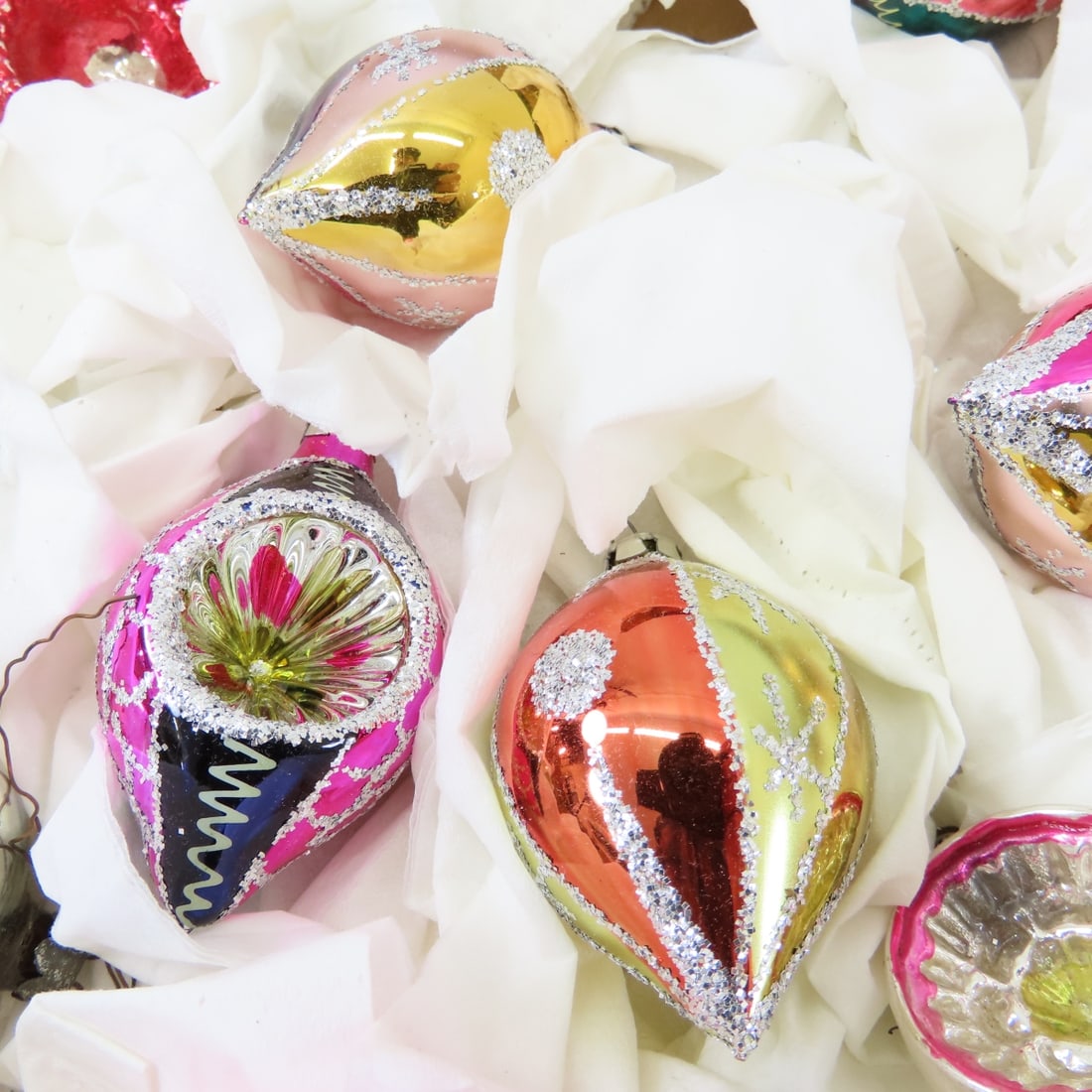 Vintage & Antique Christmas Ornaments & storage - 6