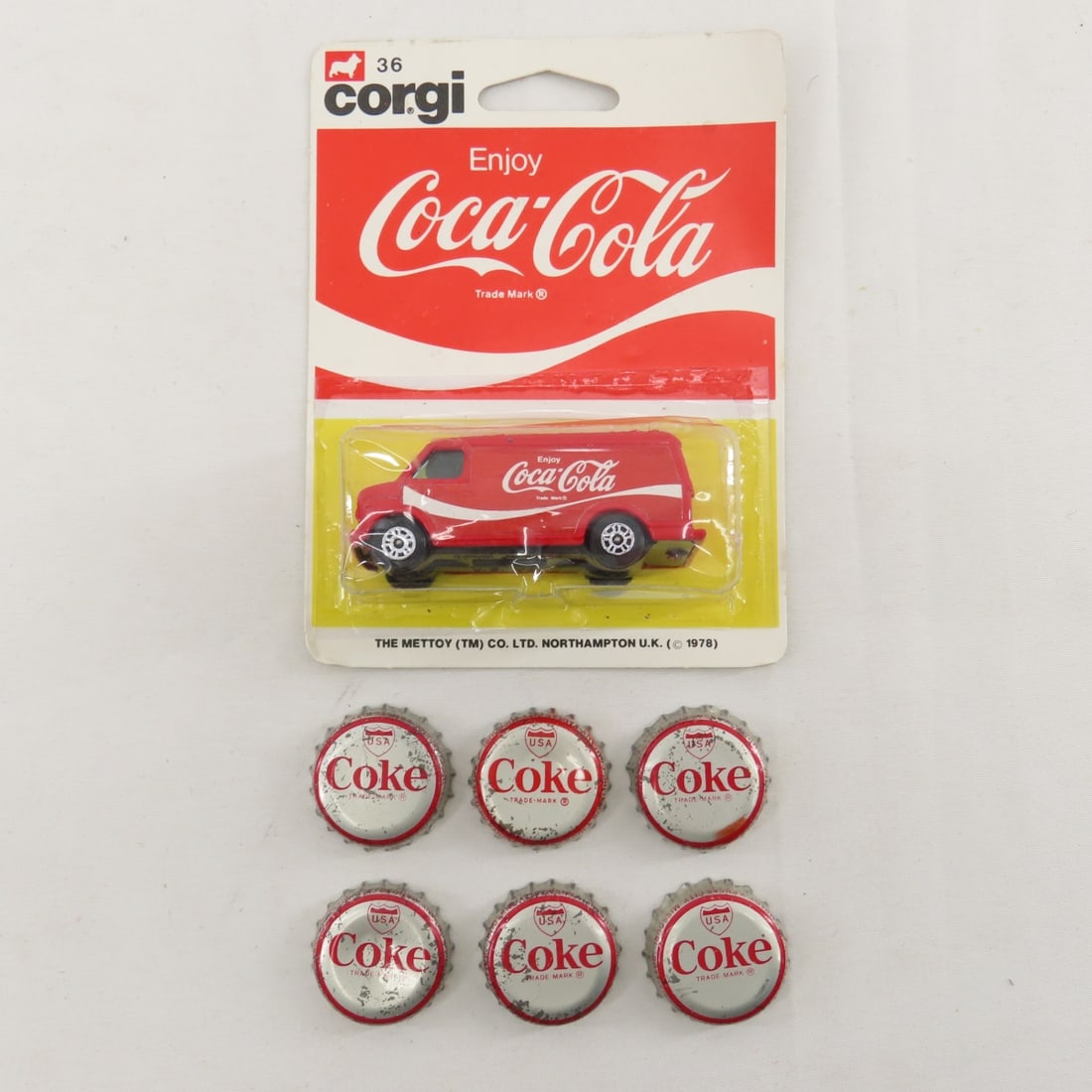 Coca-Cola Collectibles, Trays, Pennant, Van Bank - 14