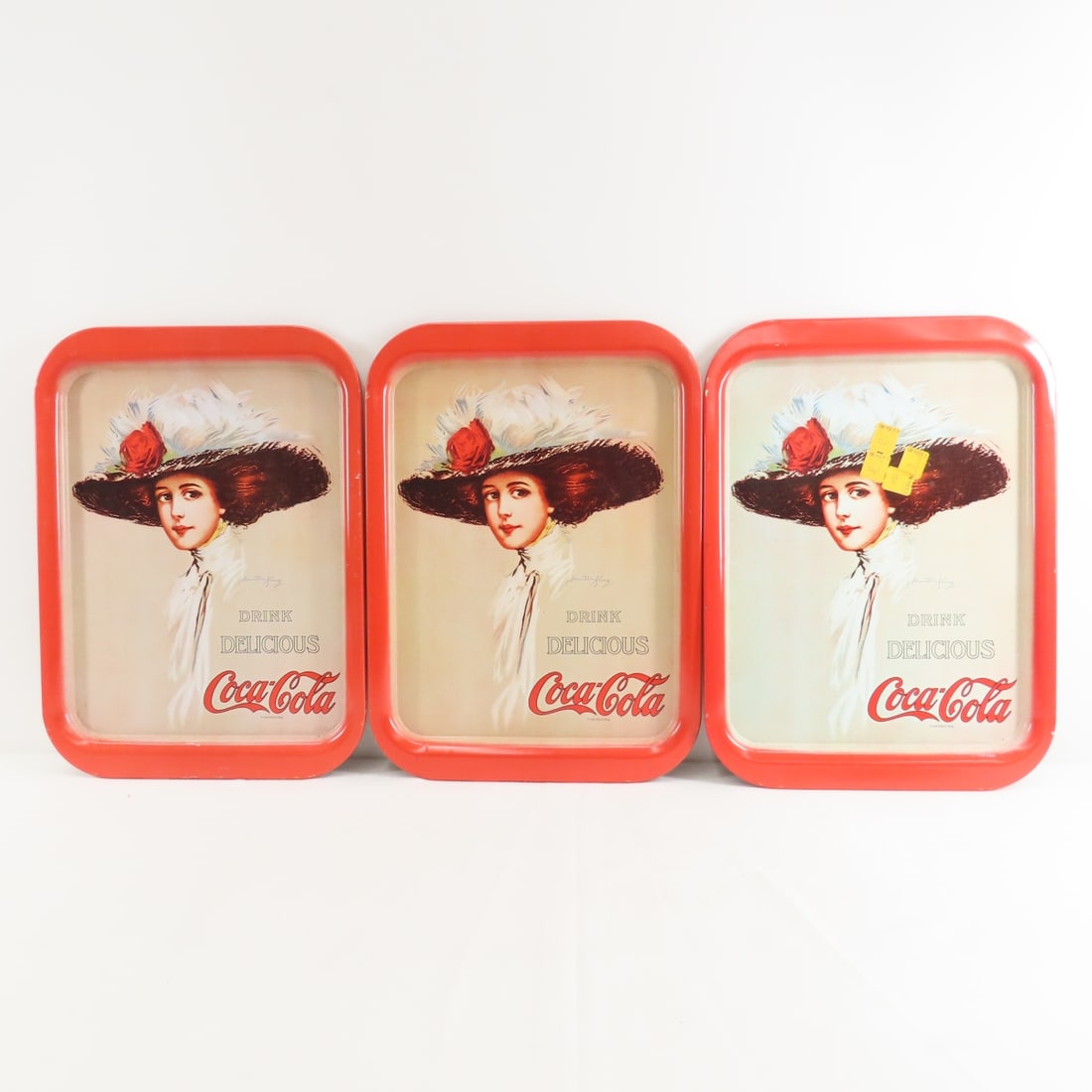 Coca-Cola Collectibles, Trays, Pennant, Van Bank - 2