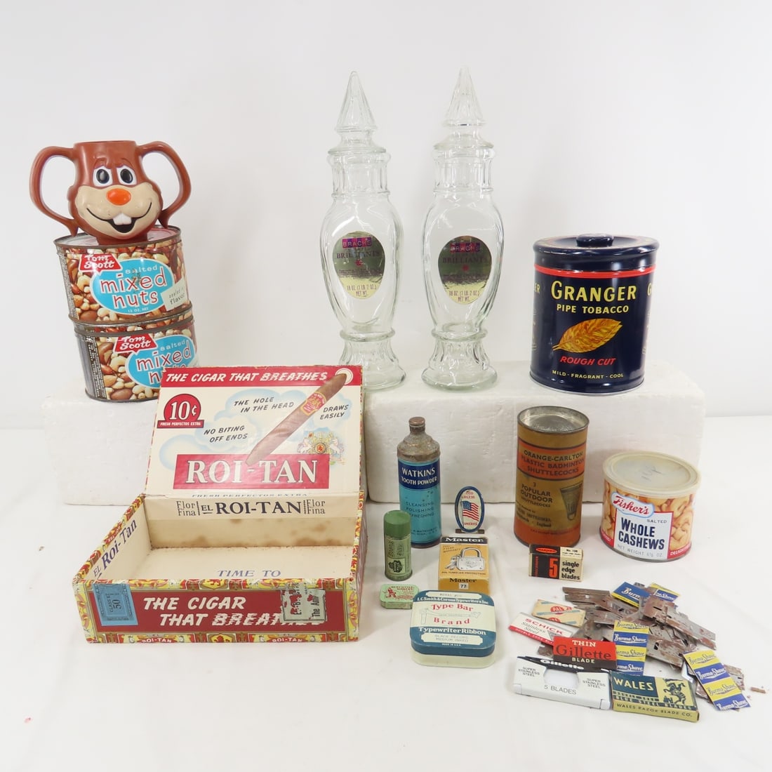 Advertising Tins, Bottles, Razor Blades and More (1 of 20)