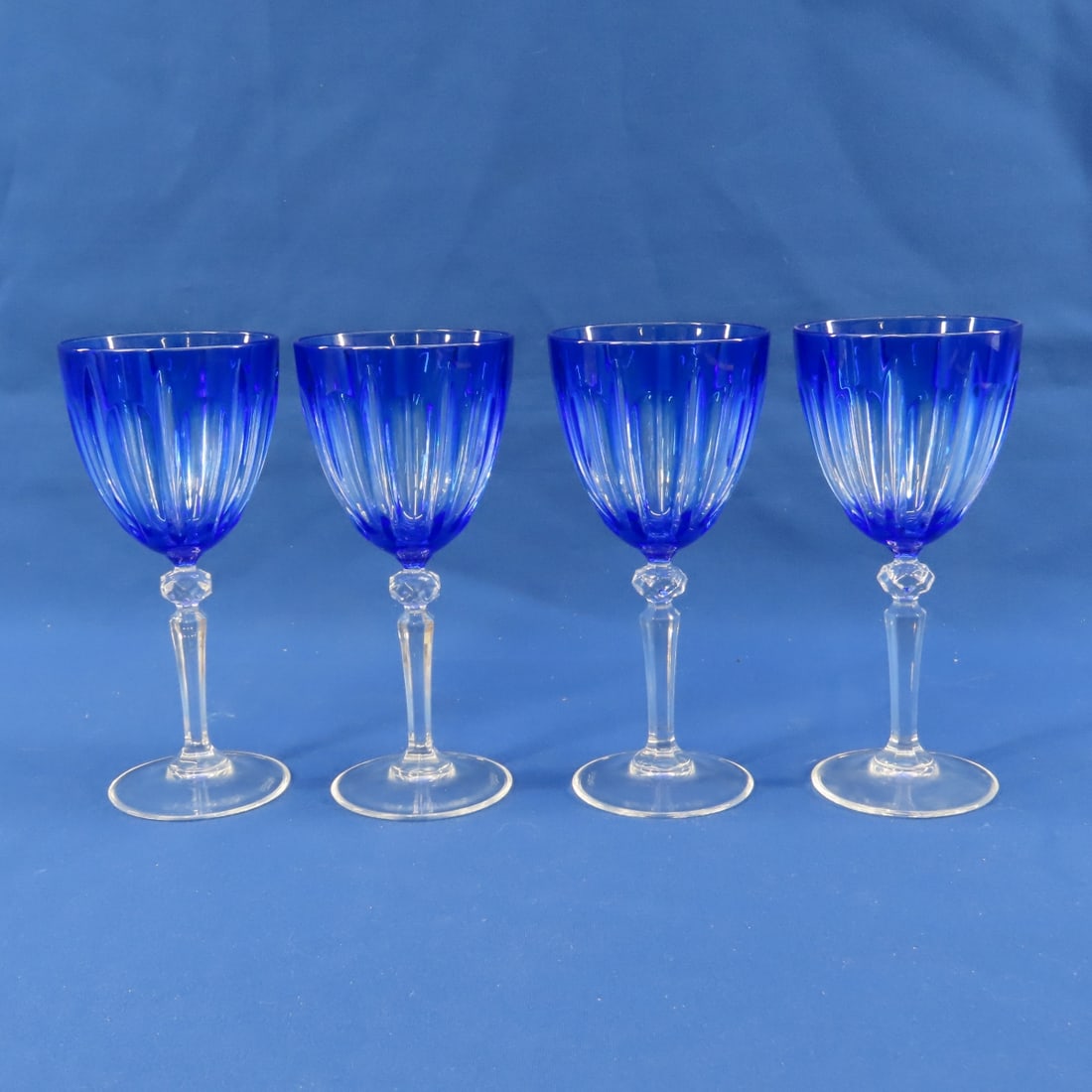 4 JG Durand Cristal D'Arques Crystal glasses - 12