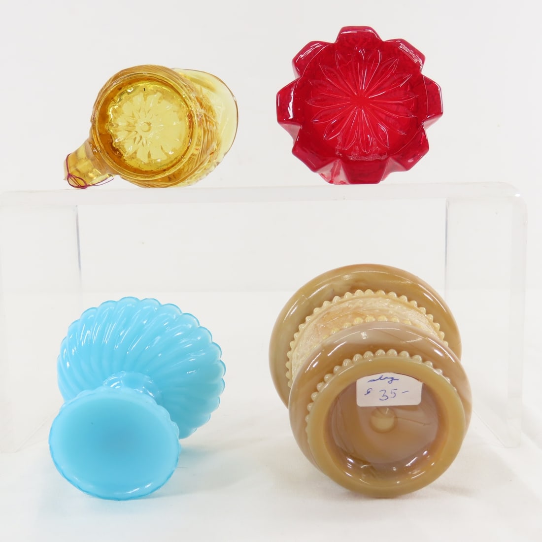 Glass Salt Cellars, Toothpick Holders & More - 8