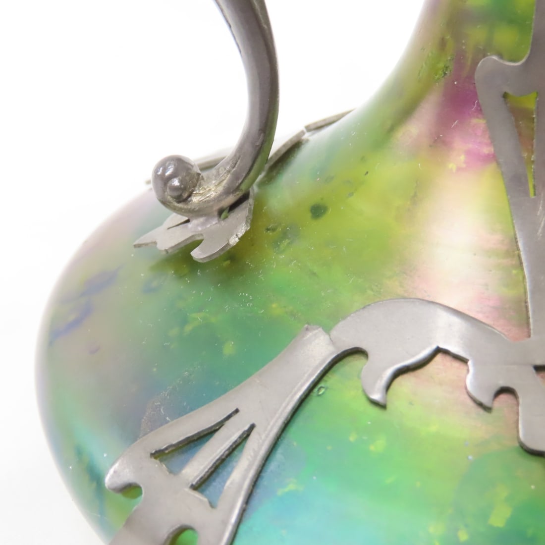 Art Nouveau Bohemian Austria Kralik Threaded bowl - 13