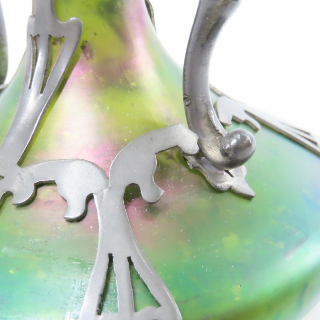 Art Nouveau Bohemian Austria Kralik Threaded bowl - 14