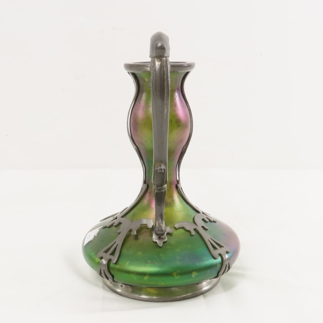 Art Nouveau Bohemian Austria Kralik Threaded bowl - 9