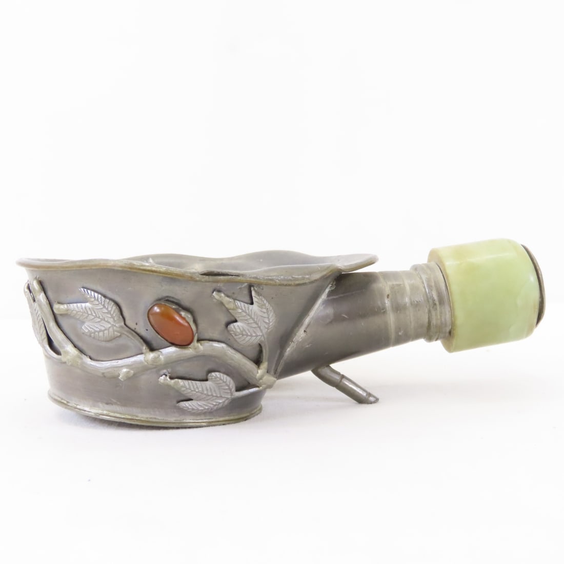 3 Brass Silk Iron Coal Pans Marked China - 10