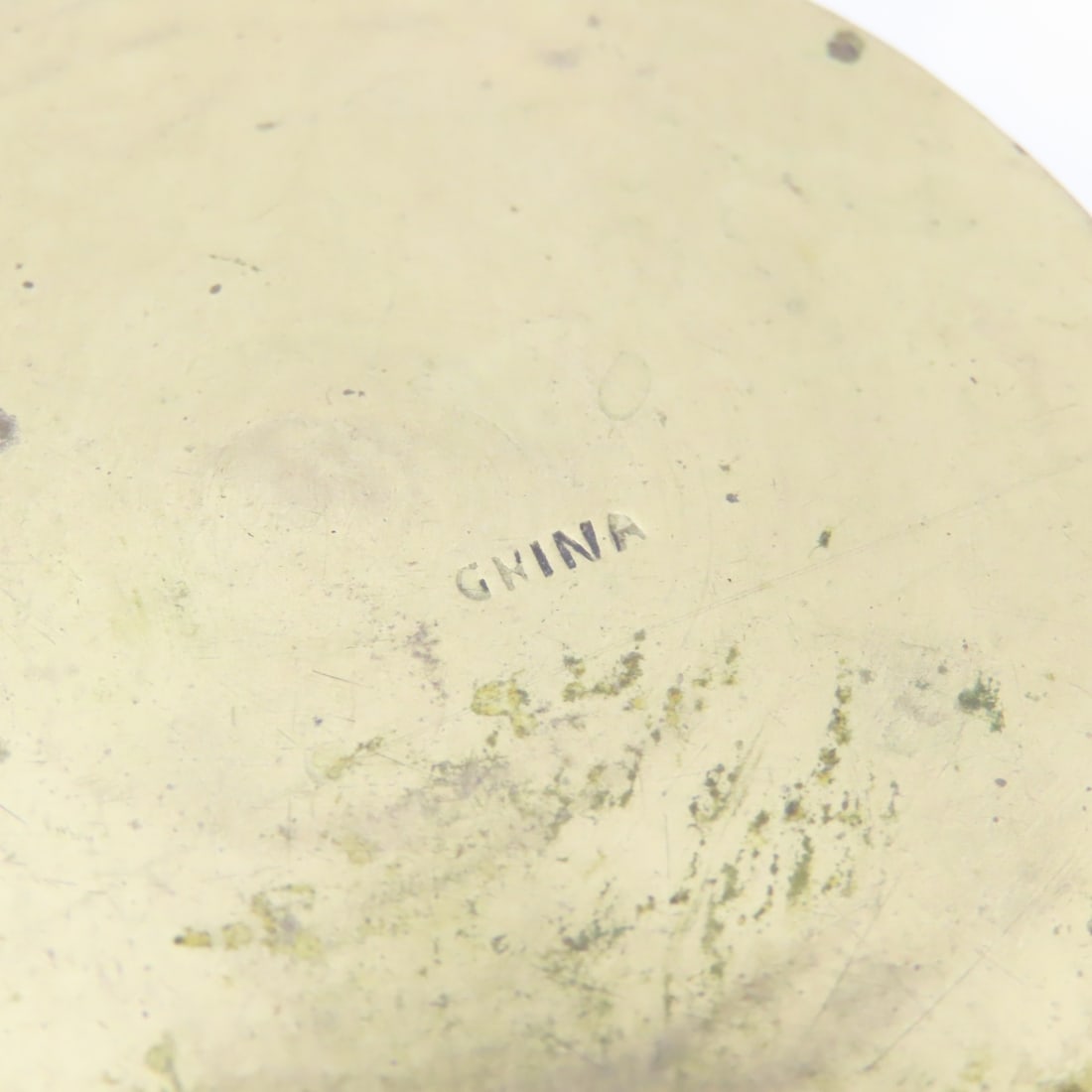 3 Brass Silk Iron Coal Pans Marked China - 5