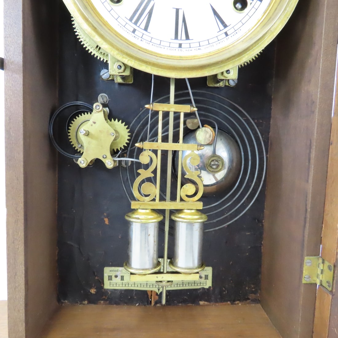 Anson Clock Co Gingerbread Mantle Clock - 5