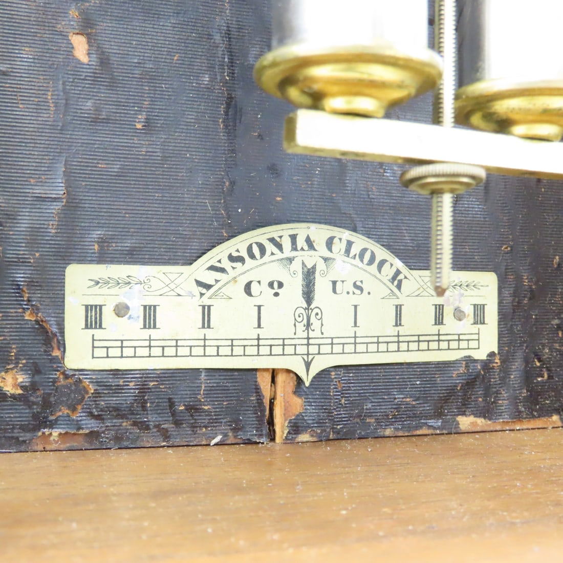 Anson Clock Co Gingerbread Mantle Clock - 6