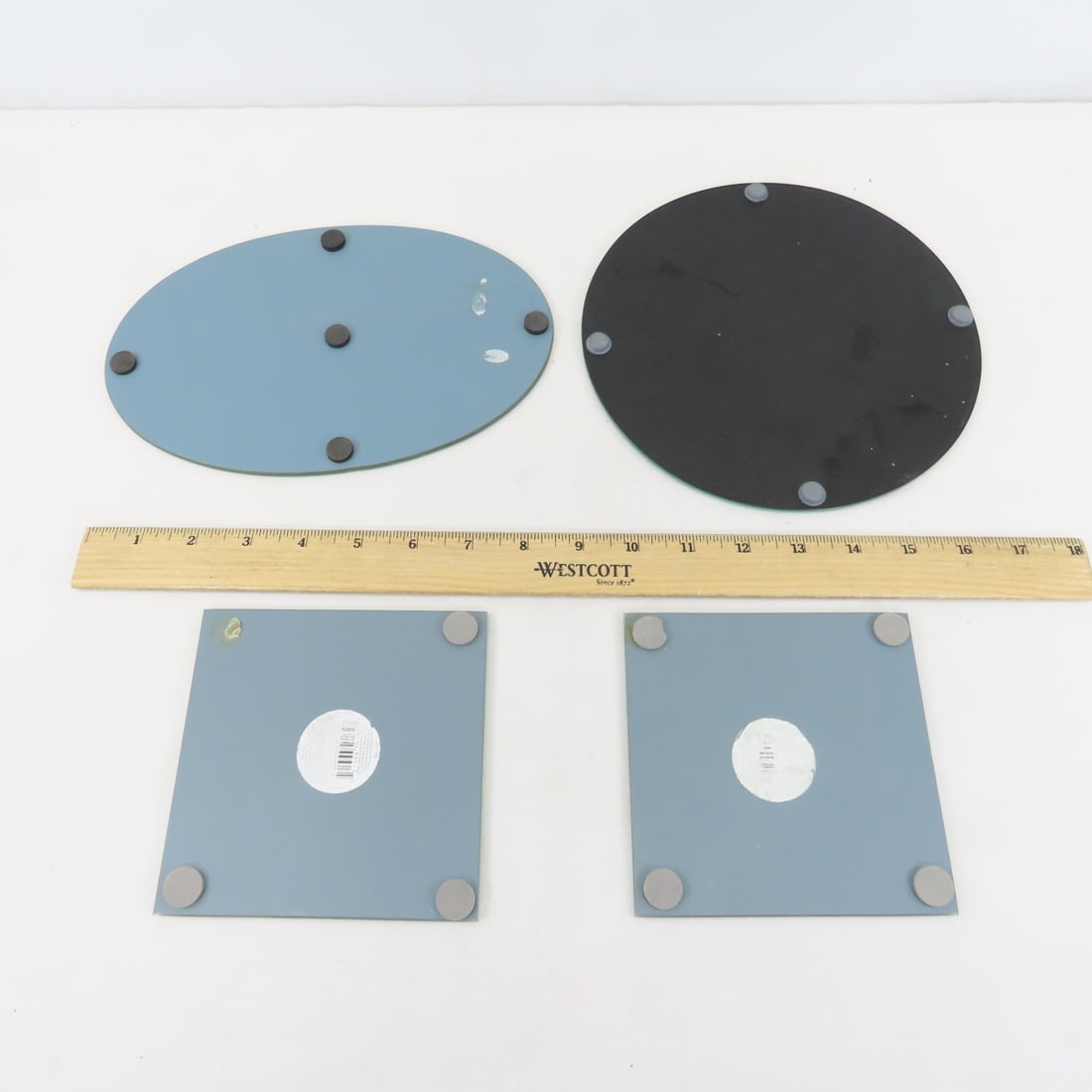 Wood Vase Stands and Pedestals, Mirrors & Displays - 14