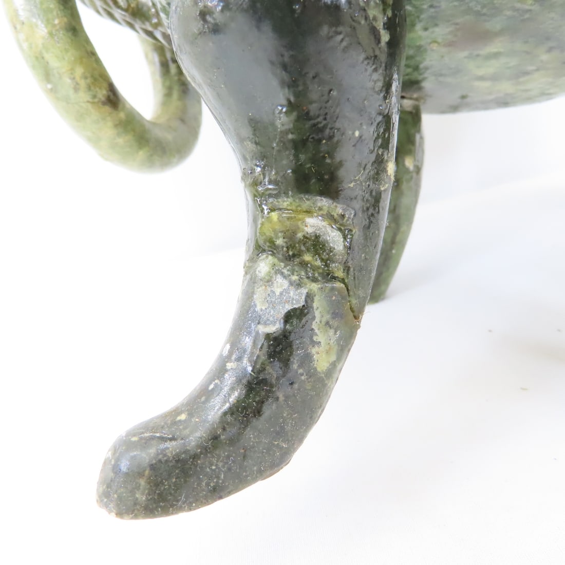 Chinese Stone Censer & Wood Carved Dragon - 16