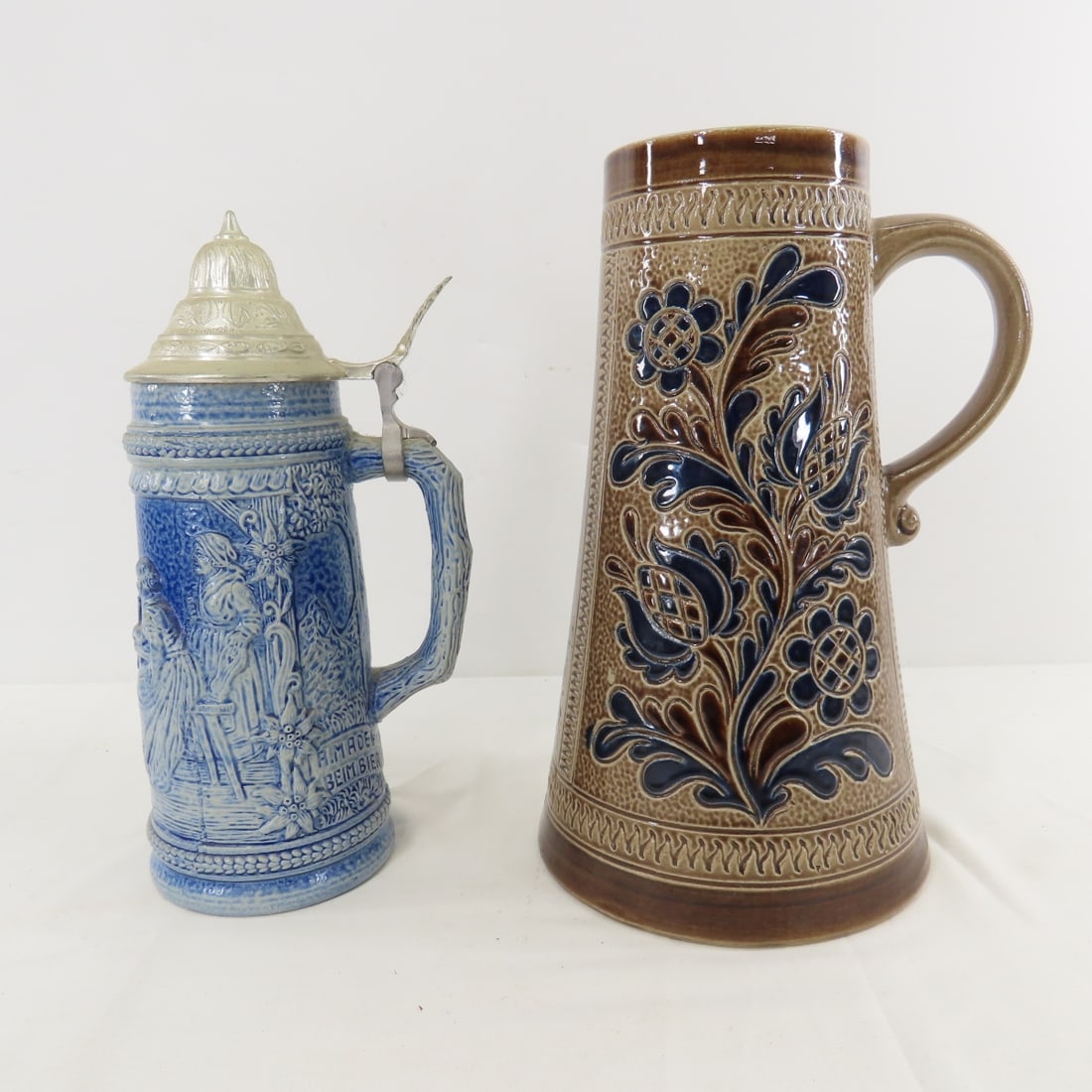 5 Gerz, 1 Marz & Remy & 1 Hamm's Beer Steins - 7