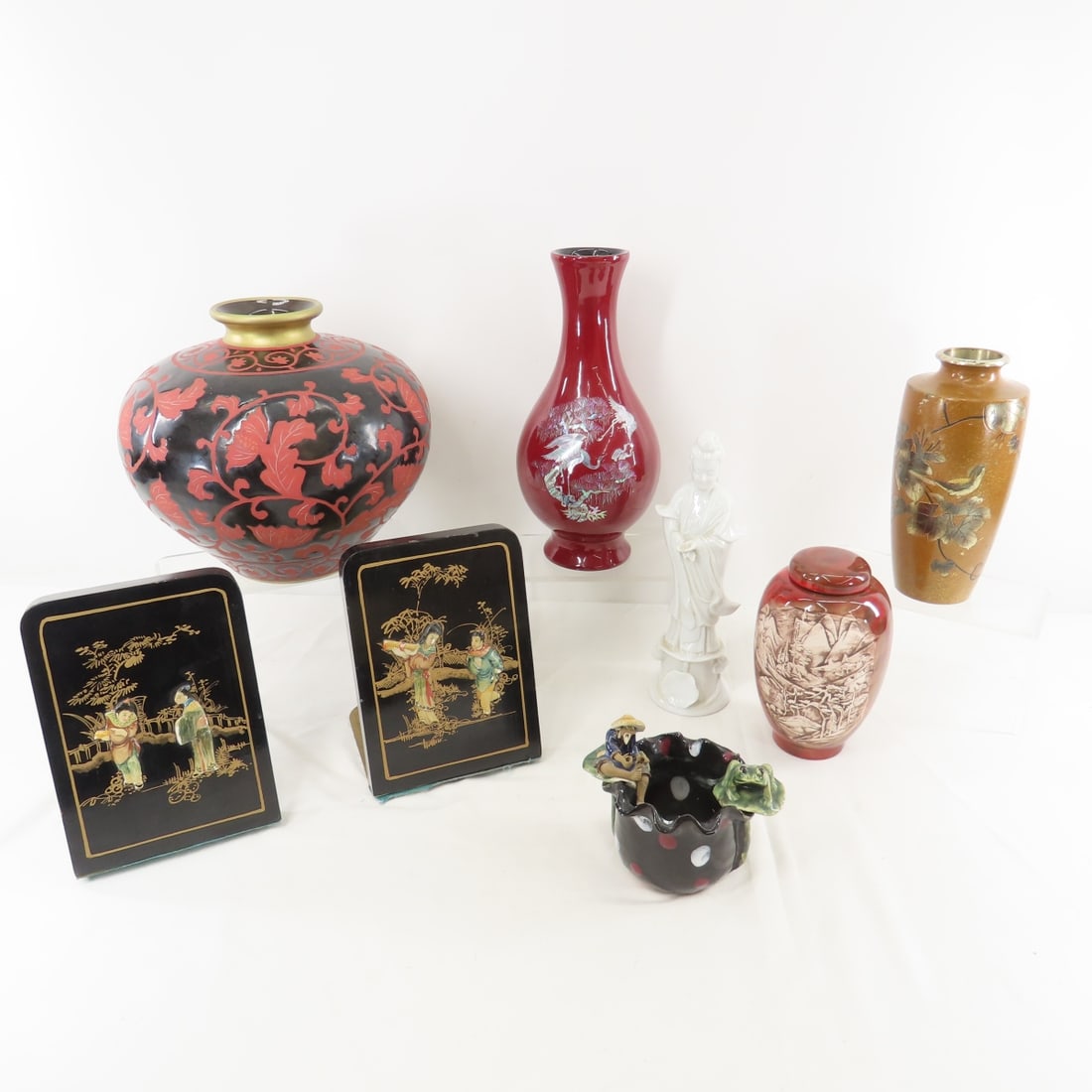 Chinese & Japanese Vases, Bookends and More (1 of 20)