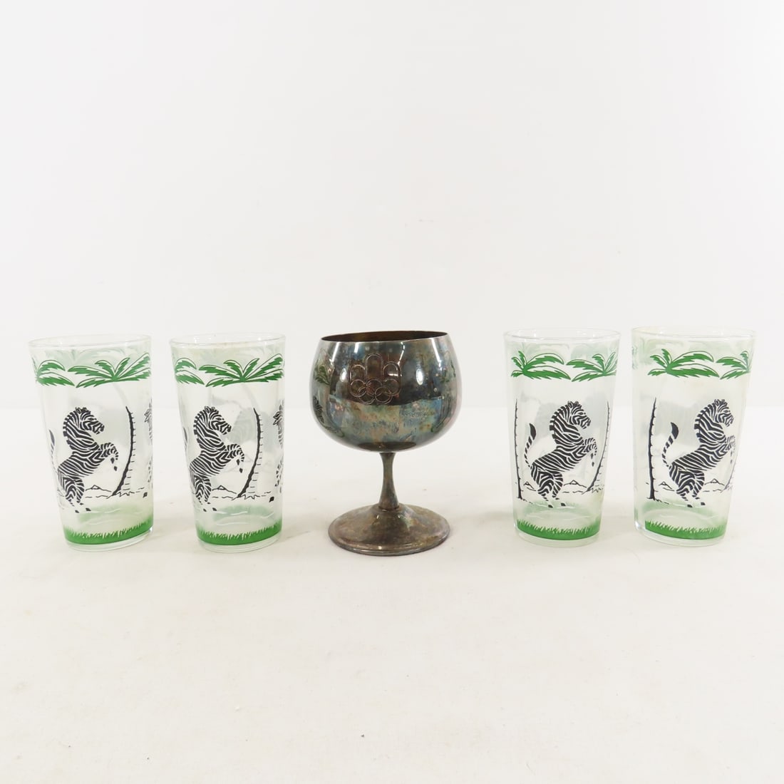 Vintage Bourbon Decanter, Shish Kabob Weapon Set - 17