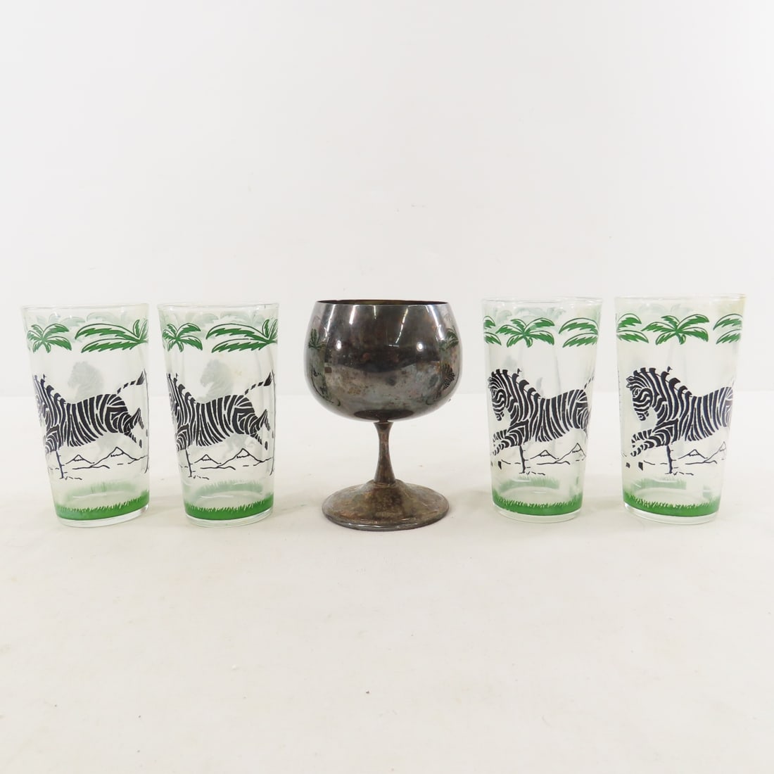 Vintage Bourbon Decanter, Shish Kabob Weapon Set - 18