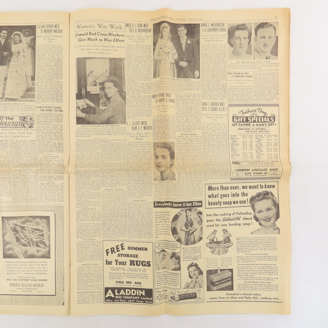 Vintage 1969 Echelon Plane Prints, WWII Newspaper - 6