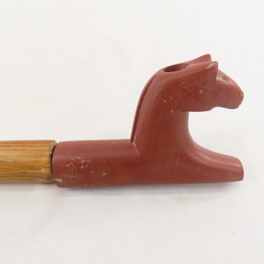 Vintage Catlinite, Pipestone Tobacco Pipe, Signed - 2