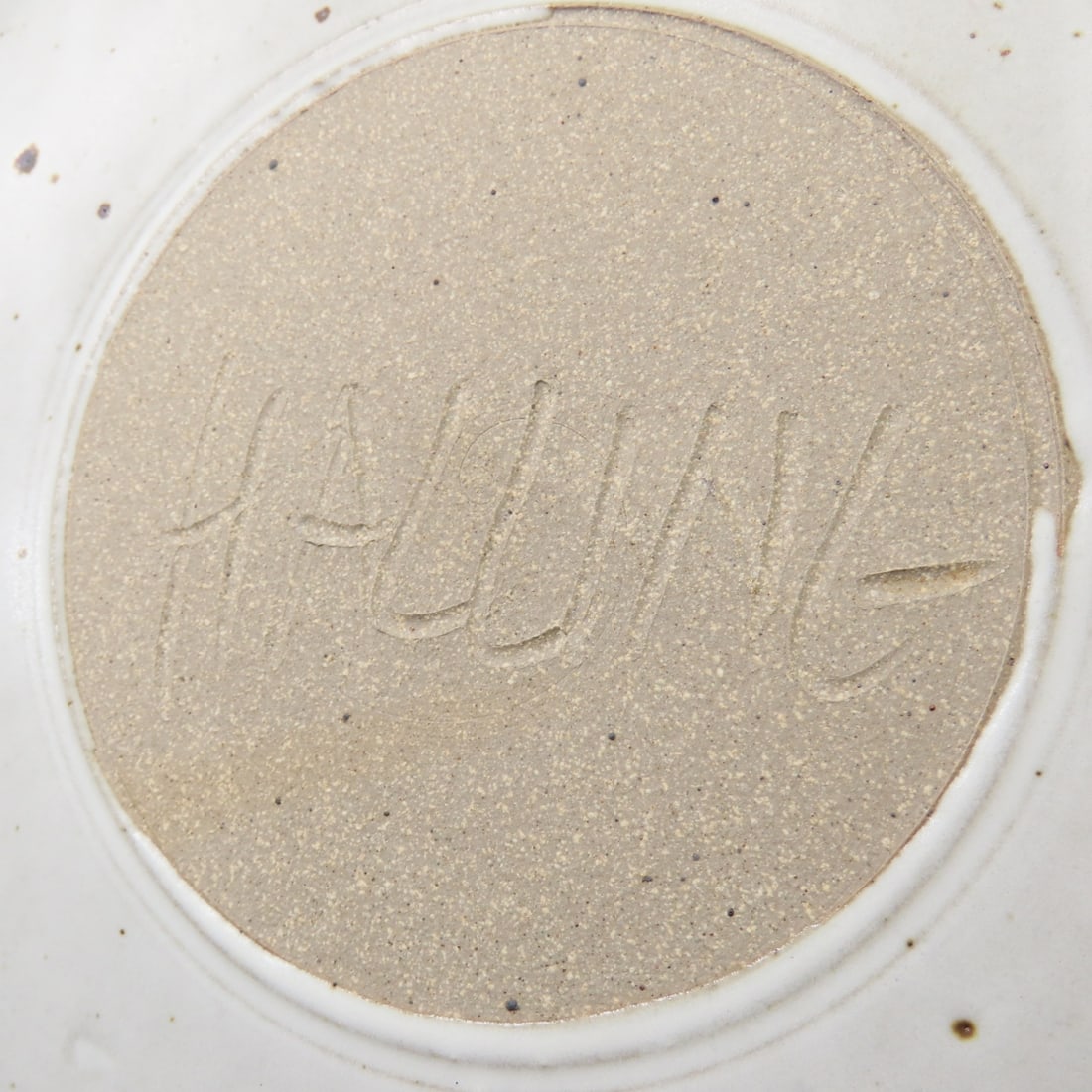 Charles Halling Signed Stoneware Tray & Plate - 4