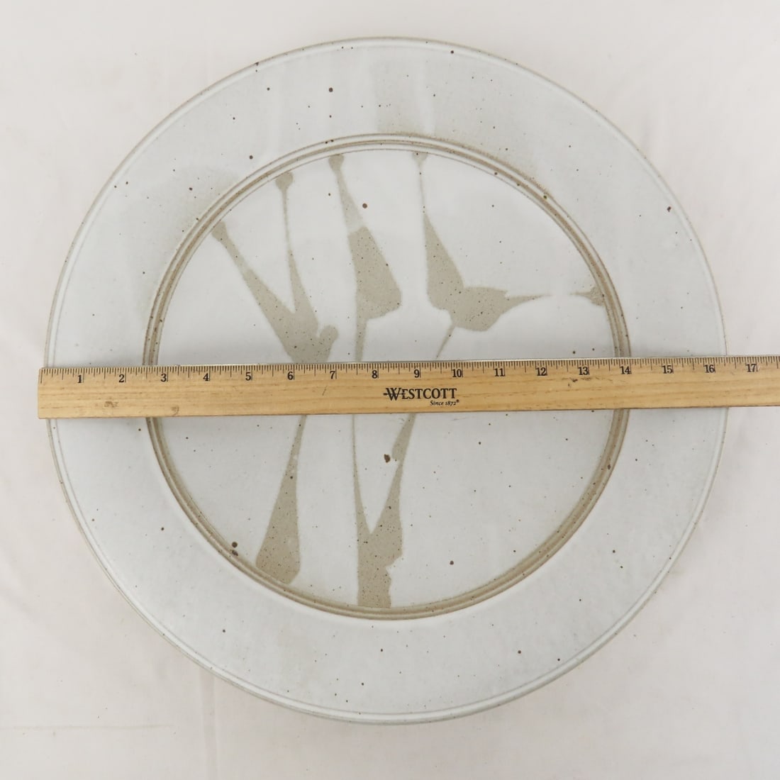 Charles Halling Signed Stoneware Tray & Plate - 5