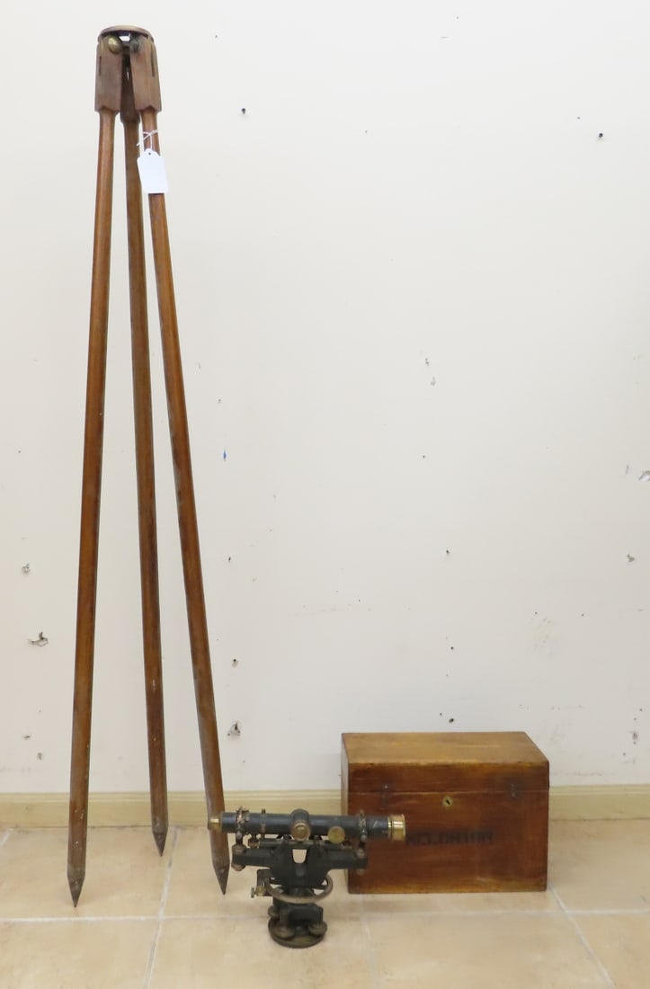 David White Surveyor's Transit Level & Tripod (1 of 20)