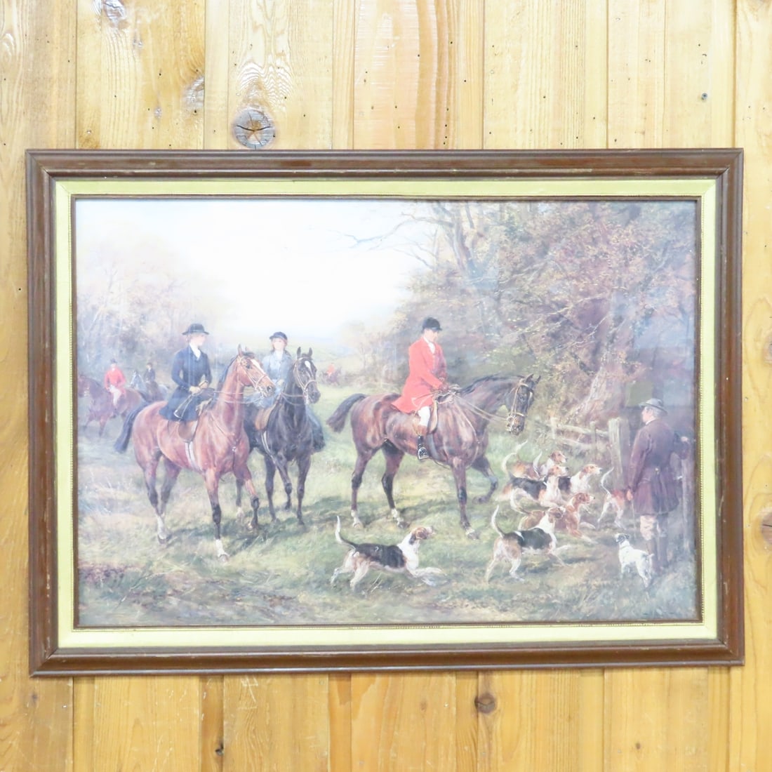 Antique "Going To Cover" Print by Heywood Hardy (1 of 11)