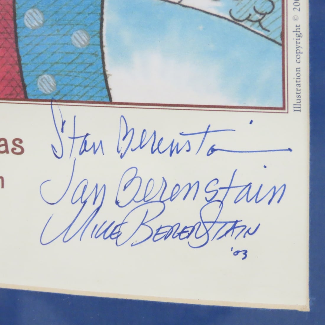 Artist Signed Berenstain Bears Christmas Print - 3