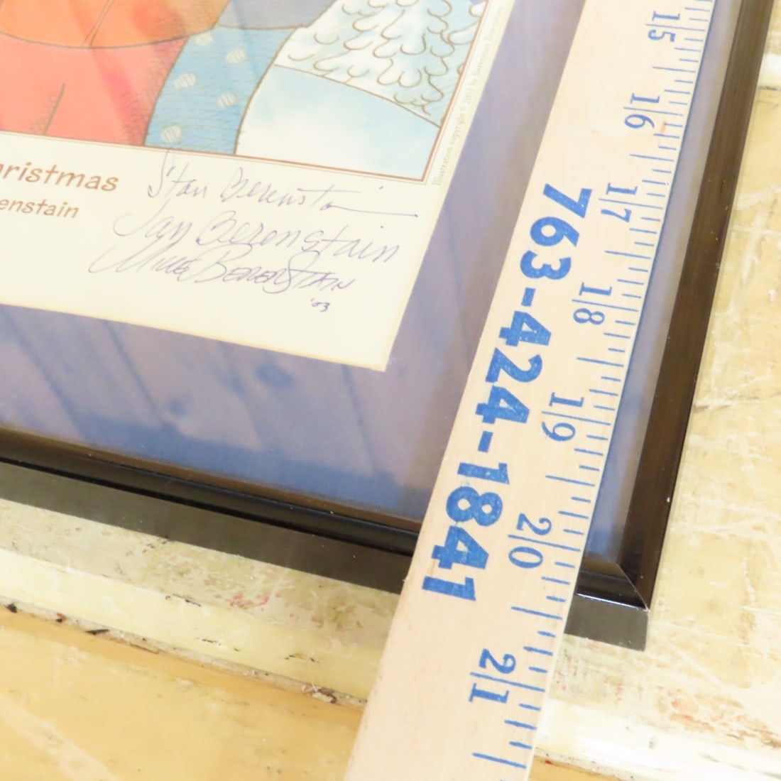 Artist Signed Berenstain Bears Christmas Print - 9