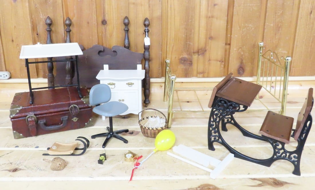Doll Bedframe, Dresser, School Desk, Table & More (1 of 15)