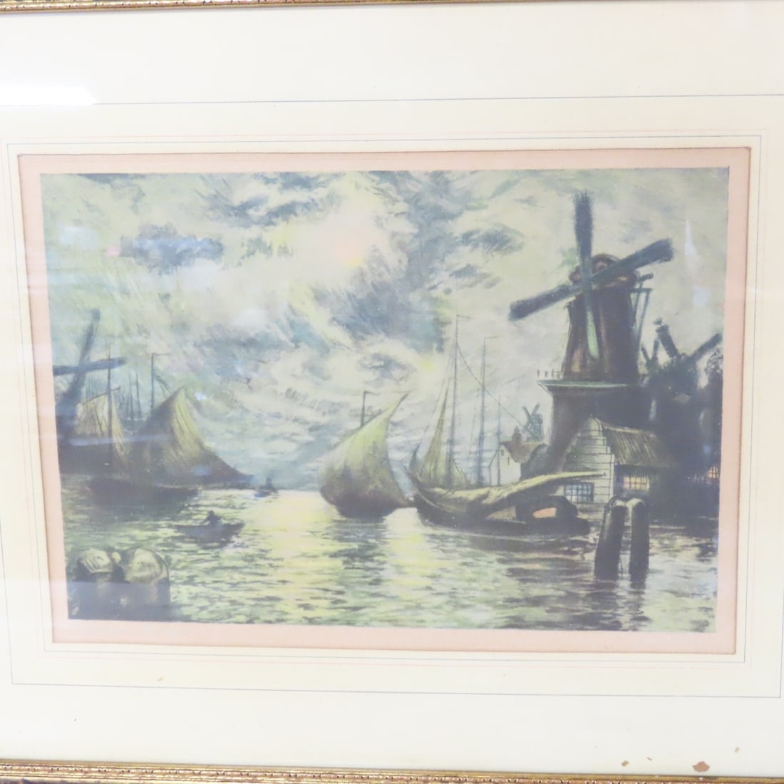 4 Vintage Framed European Etchings - 20