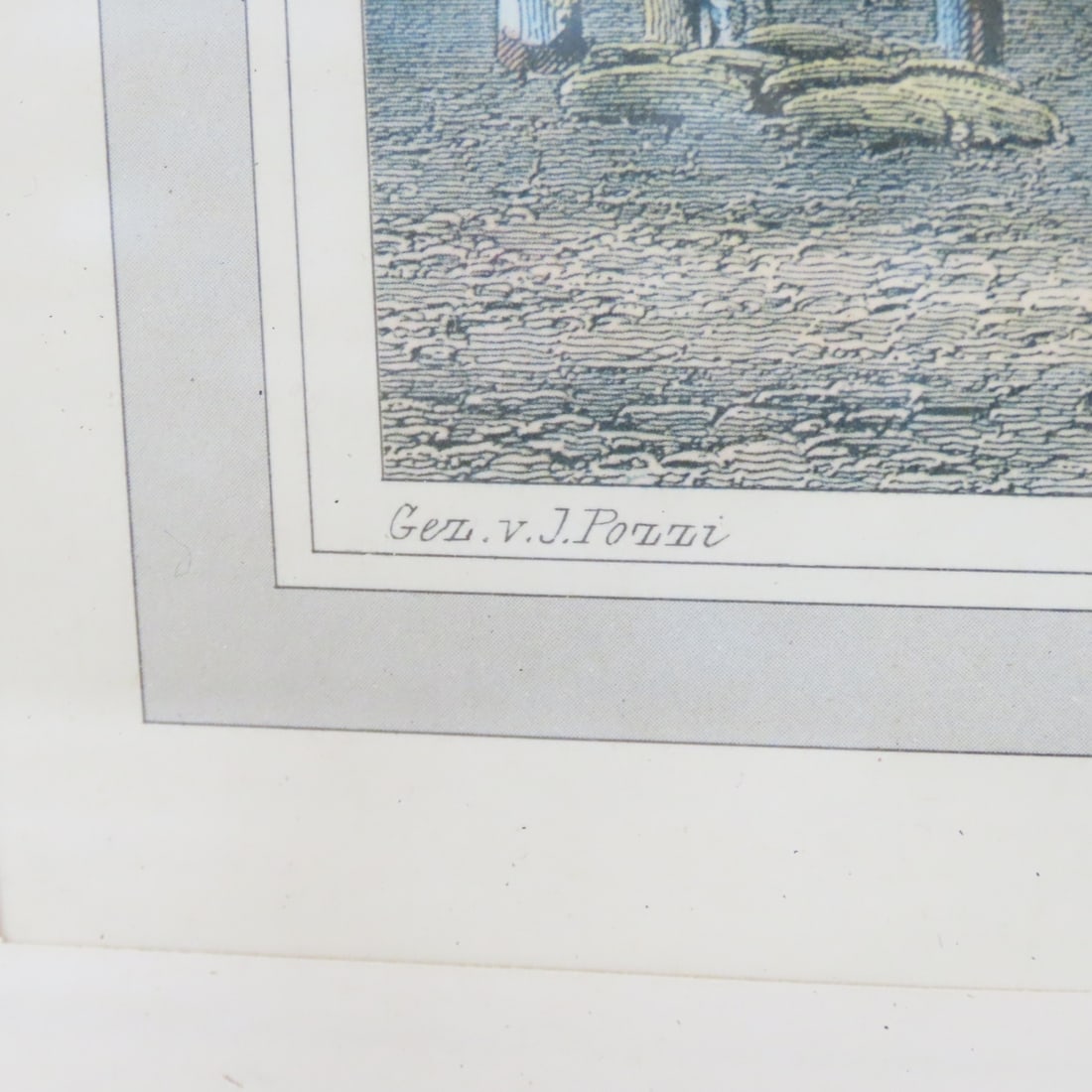 4 Vintage Framed European Etchings - 9