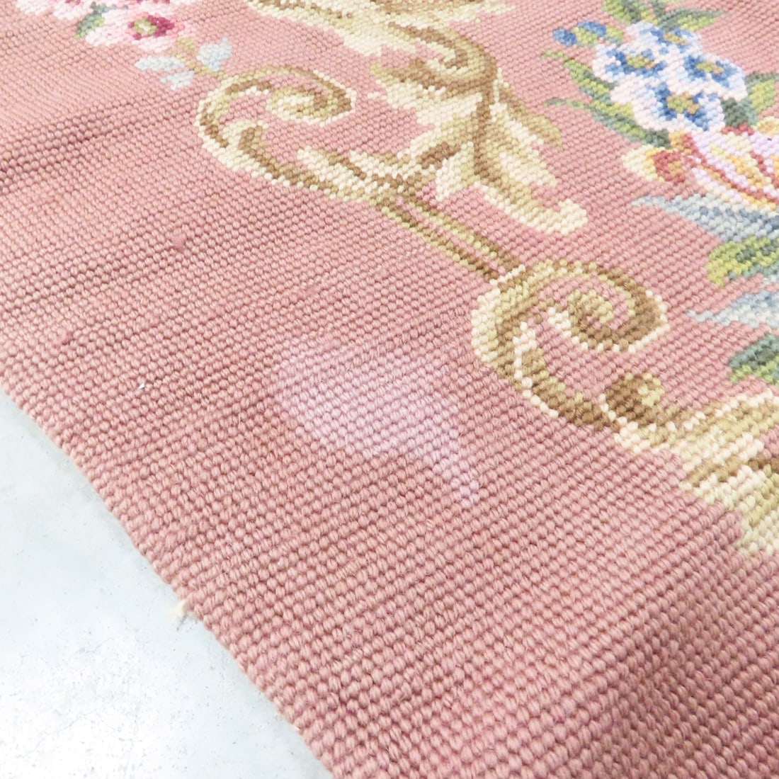 Needlepoint Foot Stools, Rug & More - 11