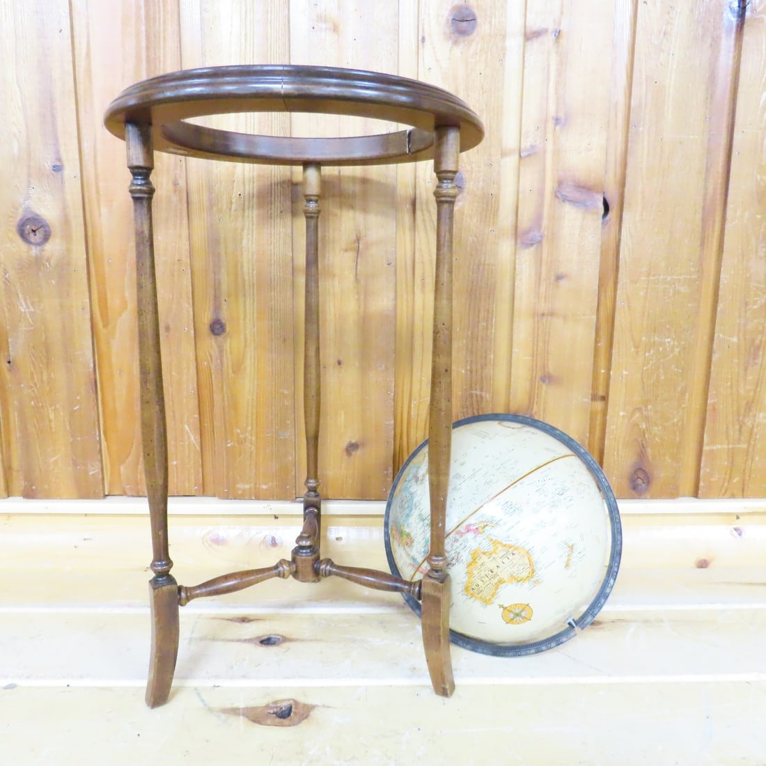 Vintage Brandt Standing Floor Globe - 8